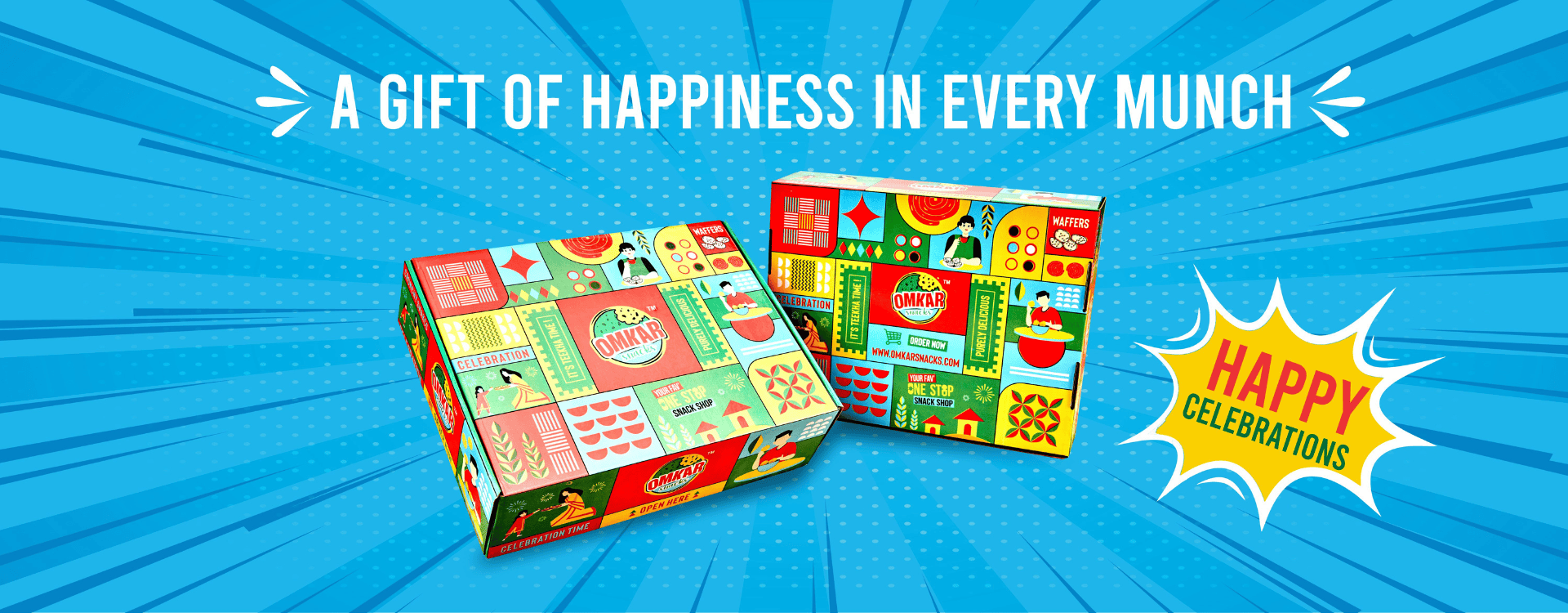 Omkar Snacks Gift Box – A Happy Celebration in Every Bite
