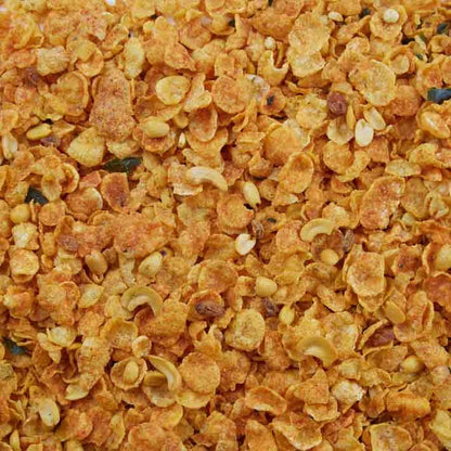 Spicy Corn Chivda - 50% Less Oil Used
