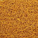 Close-up of spicy Tikha Gathiya highlighting crunchy and bold texture